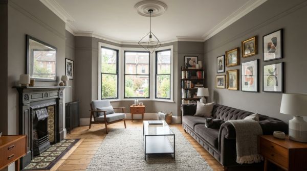 How can you seamlessly blend traditional and modern styles in a UK home?