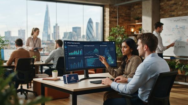 What role does AI play in UK business operations?